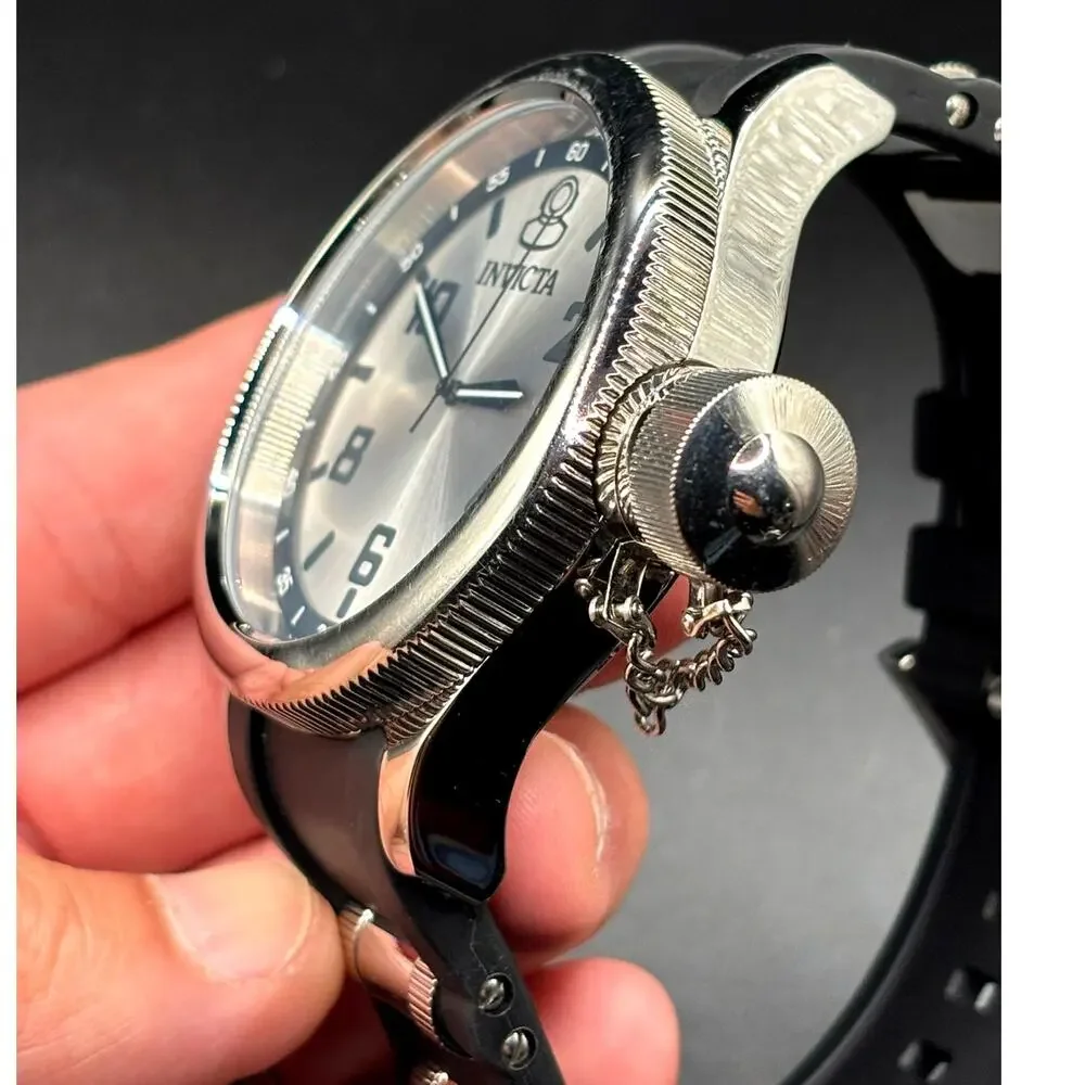 Invicta Russian Diver 1435 51.5mm Silver Dial Swiss Parts Men’s Watch Full Set